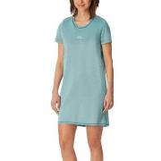 Schiesser Short Sleeve Sleepshirt Ljusgrön bomull 44 Dam