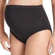 Anita Seamless Maternity Briefs Svart polyamid Large Dam
