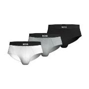 BOSS Kalsonger 3P ONE HipBr Cotton Briefs Flerfärgad bomull Large Herr