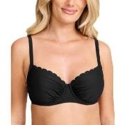 Damella Grace Wavy Bikini Bra Svart D/E 36 Dam