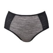 Anita Trosor Sports High Waist Panty Plus Grå/Svart 40 Dam