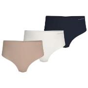 Tommy Hilfiger Trosor 3P Logo HW Thong Flerfärgad Medium Dam