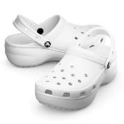 Crocs Classic Platform Clog Vit US W8 (EU 38-39) Dam