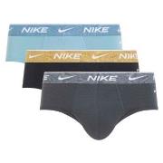 Nike Kalsonger 6P Everyday Essentials Cotton Stretch Hip Brief Grå/Blå...