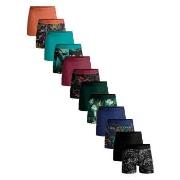 Muchachomalo Kalsonger 12P Cotton Stretch Golden Boxers Flerfärgad bom...