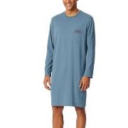 Schiesser Comfort Fit Nightwear Men Nightdress Blå bomull XX-Large Her...