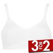 Damella BH Carla Soft Bra Vit polyester B 85 Dam