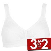 Damella BH Felice Soft Bra Vit bomull B 85 Dam