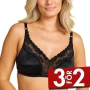 Damella BH Vera Soft Bra Svart polyester A 85 Dam