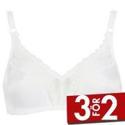 Damella BH Vera Soft Bra Vit polyester A 100 Dam