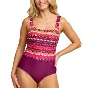 Damella Patricia Swimsuit Rosa Mönstrad 40 Dam
