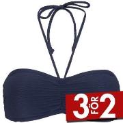 Damella Olivia Textured Padded Bikini Bra Marin nylon 40 Dam