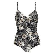 Damella Tara Swimsuit Pattern Svart Mönster 48 Dam