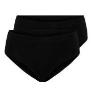 Pierre Robert Trosor Cotton Brief Wmn Svart bomull X-Large Dam