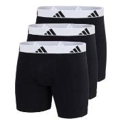 adidas Kalsonger 3P Active Flex Cotton Boxer Brief Svart/Vit bomull Sm...