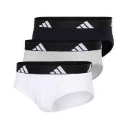 adidas Kalsonger 3P Active Flex Cotton Brief 314 Vit/Grå bomull Medium...