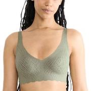 Sloggi BH ZERO Feel Bliss Soft Bra Grön/Khaki Large Dam