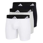 adidas Kalsonger 3P Active Flex Cotton Boxer Brief Vit/Grå bomull Larg...
