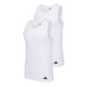 adidas 2P Active Flex Cotton Ergonomic Tank Top Vit bomull Medium Herr