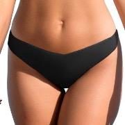 Wiki Low Cut Rio String Svart X-Small Dam