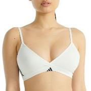 adidas BH Sport Active 3 Stripes Triangle Bralette Vit bomull Large Da...
