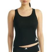 Adidas Sport Active Essentials 3 Stripes Tank Top Svart bomull Small D...