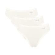 Sloggi Trosor 3P GO Crush High Leg Briefs Elfenben bomull XX-Large Dam