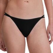 Calida Trosor Sleek Skin Low Cut Tanga Brief Svart X-Small Dam