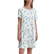 Calida Coastal Dreams Sleepshirt Blå Mönstrad bomull Medium Dam