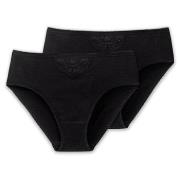 Schiesser Trosor 2P Cotton Essentials Tai Panties Svart bomull X-Large...