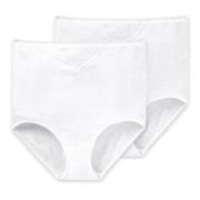 Schiesser Trosor 2P Essentials Cotton Maxi Embroidery Vit bomull 3XL D...