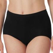 Schiesser Trosor Luxury Maxi Svart bomull XX-Large Dam