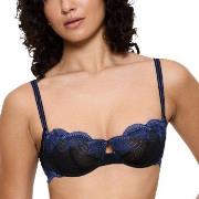 Triumph BH Comfort Glam Wired Balconette Bra Svart E 75 Dam
