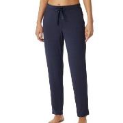 Schiesser Mix and Relax Long Modal Pants Blå modal X-Small Dam