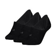 Calvin Klein Strumpor 3P Footie Socks For Women Svart Strl 35/38 Dam