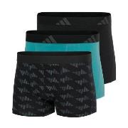 adidas Kalsonger 3P Active Flex Cotton Trunk Grå/Svart bomull X-Large ...