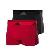 adidas Kalsonger 2P Active Micro Stretch Seamless Trunks Svart/Röd Lar...