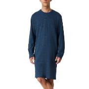 Schiesser Comfort Essential Longsleeve Sleepshirt Marin bomull Large H...