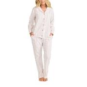 Damella Cotton Flannel Pyjamas Flerfärgad bomull X-Large Dam