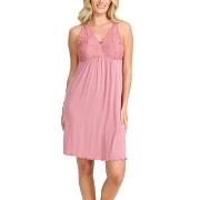 Damella Louise Nightdress Without Sleeves Rosa viskos Large Dam