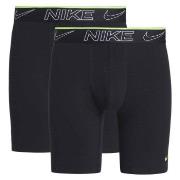 Nike Kalsonger 2P Elite Cotton Stretch Long Boxer Briefs Svart Small H...