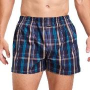 Jockey Kalsonger Woven Poplin Boxer Shorts Blå Mönstrad bomull Large H...