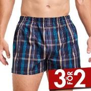 Jockey Kalsonger Woven Poplin Boxer Shorts Blå Mönstrad bomull X-Large...