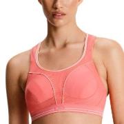 Shock Absorber BH Ultimate Run Bra Rosa/Vit polyamid I 75 Dam