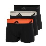 adidas Kalsonger 3P Active Flex Cotton Trunk Orange/Svart bomull XX-La...