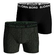 Bjorn Borg Bamboo Cotton Blend Boxer Kalsonger 2P Svart/Grön X-Large H...