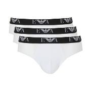 Armani Stretch Jersey Briefs With Logo Kalsonger 3P Vit bomull X-Large...