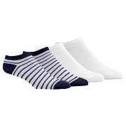 Damella Strumpor 4P Ankle Socks Vit/Marin Strl 35/38 Dam