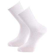 Trofe Bamboo Loose Socks Strumpor 3P Vit Strl 35/38 Dam