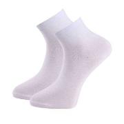 Trofe Cotton Quarter Socks Strumpor 4P Vit Strl 39/42 Dam